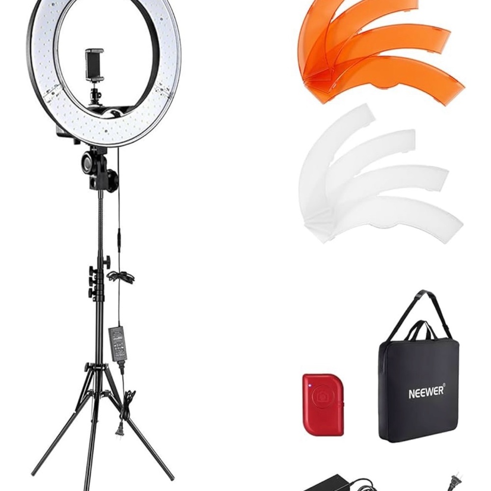 Neewer Black LED Ring Light Kit